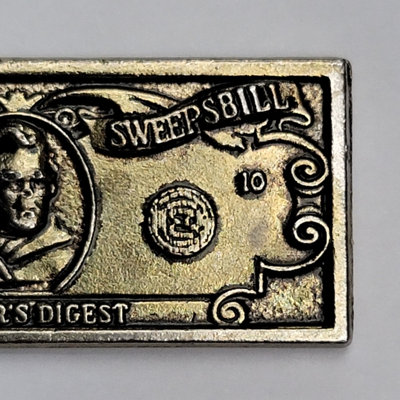 Reader's Digest 150,000 Metal Bill Knick Knack - Picture 5 of 12